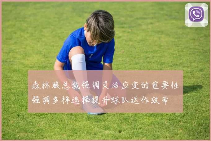 森林狼总裁强调灵活应变的重要性强调多样选择提升球队运作效率